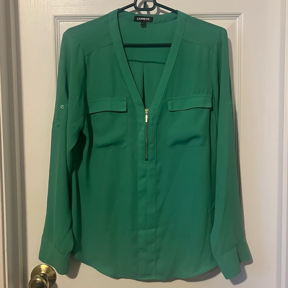 Express Green Blouse